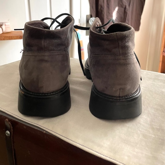 Materia Prima by Goffredo Fantini blue suede shoes - Picture 5 of 7